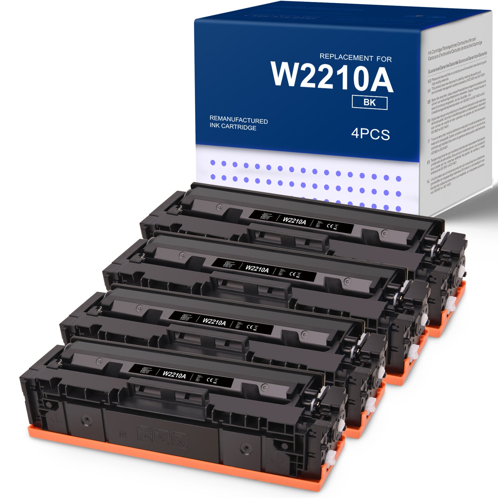 Linford Compatible HP 210A Toner Cartridge 4-Pack with Chip,Black Cyan Magenta Yellow