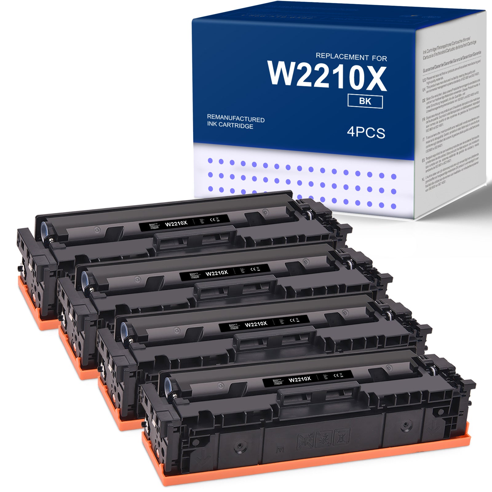 Linford Compatible HP 210X Toner Cartridges with Chip, High Capacity, 4-Pack