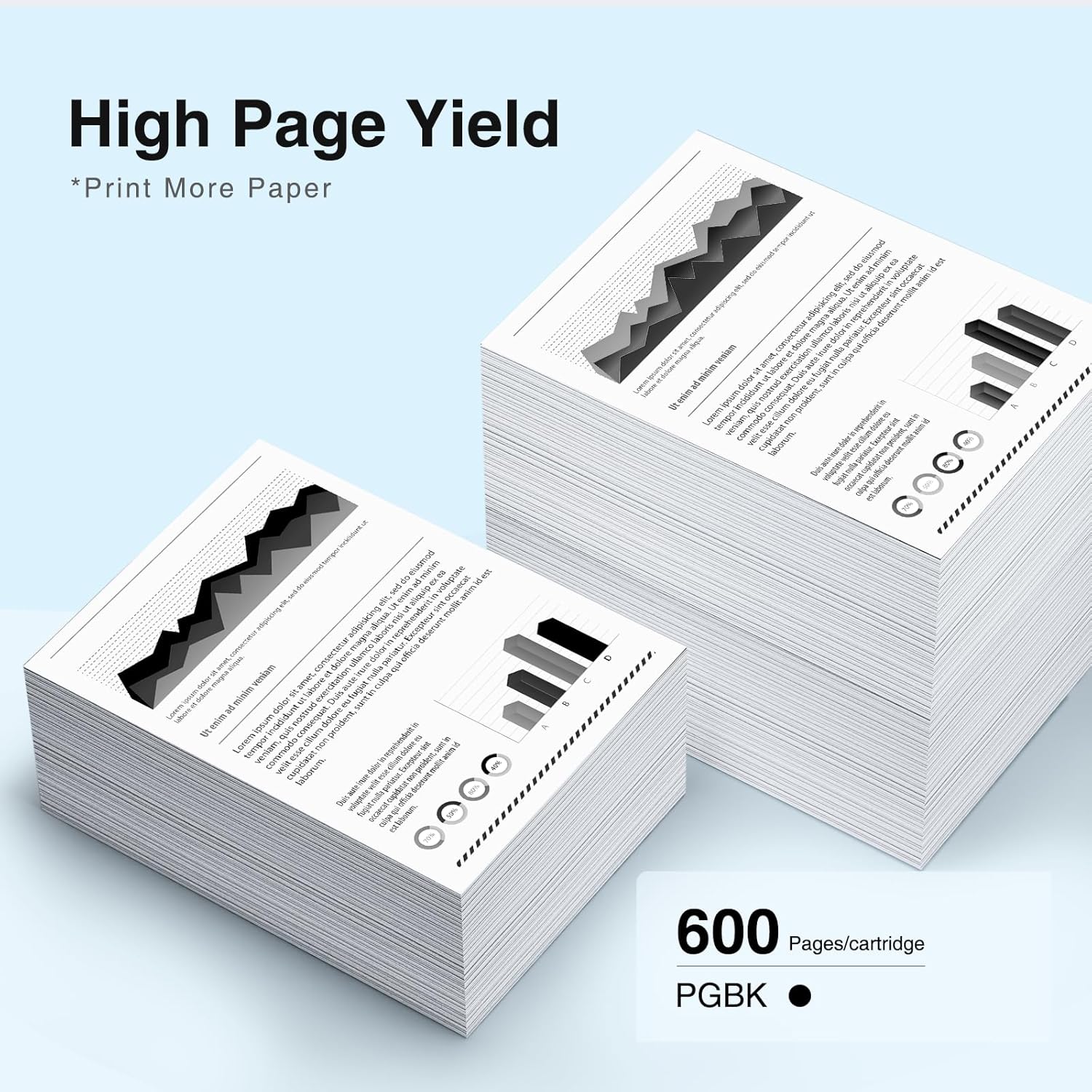 Compatible Canon PGI-280XXL PGBK (1967C001) Black Ink Cartridge 2 Packs