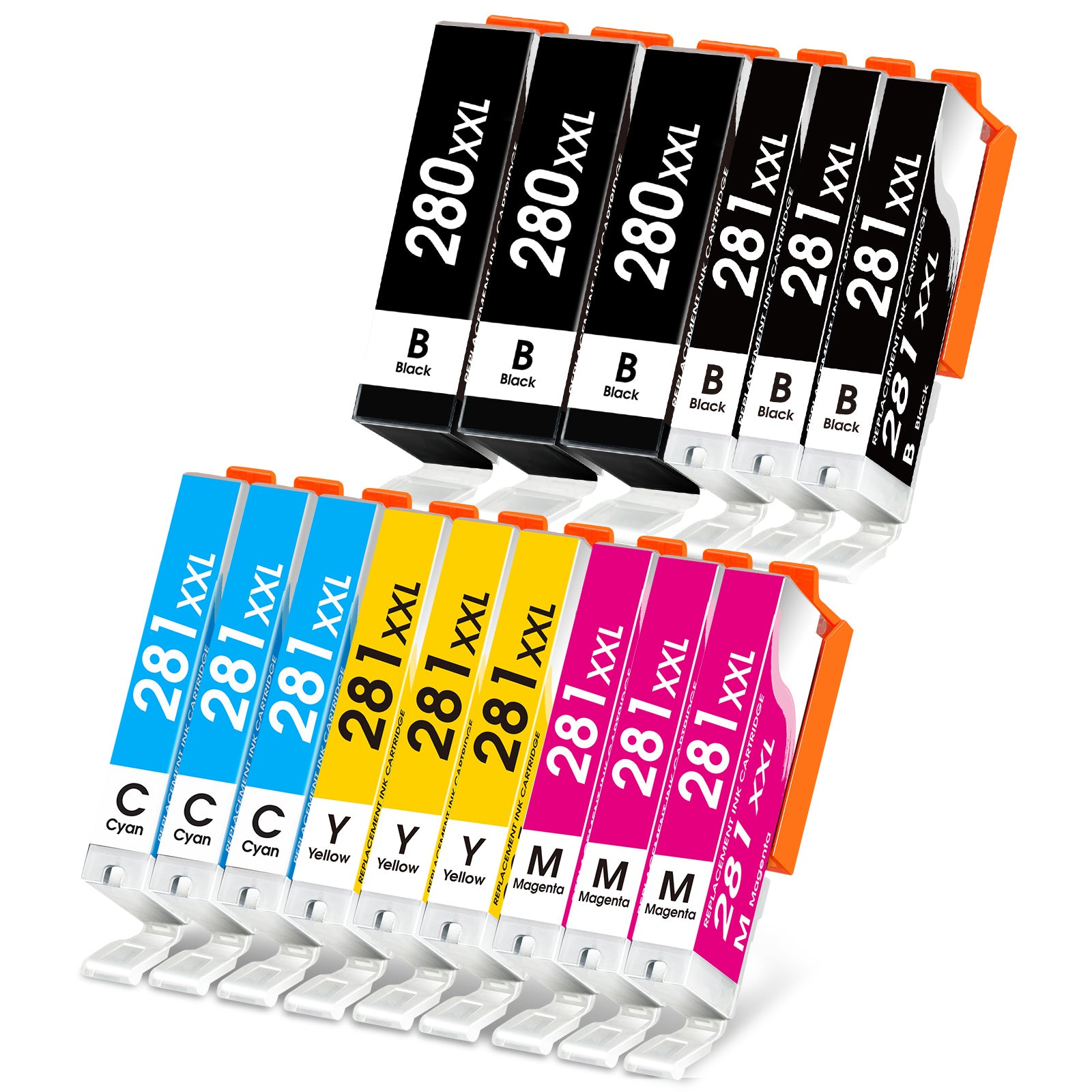 Linford Compatible Canon PGI 280XXL & CLI 281XXL Ink Cartridges 15-Packs