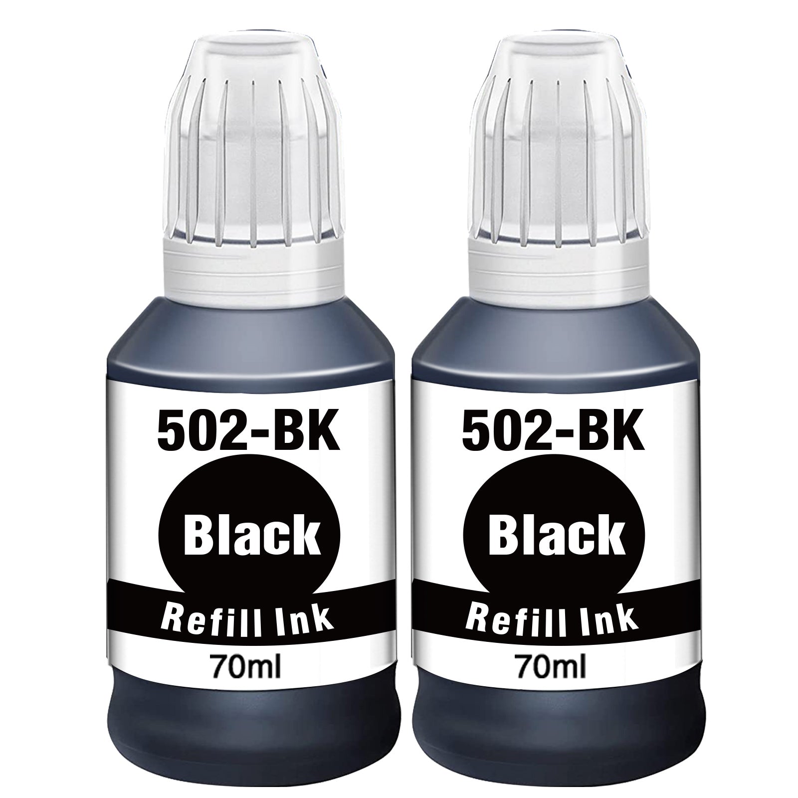 Compatible Epson 502 Black Ink Combo Pack Pigment (2 Packs)