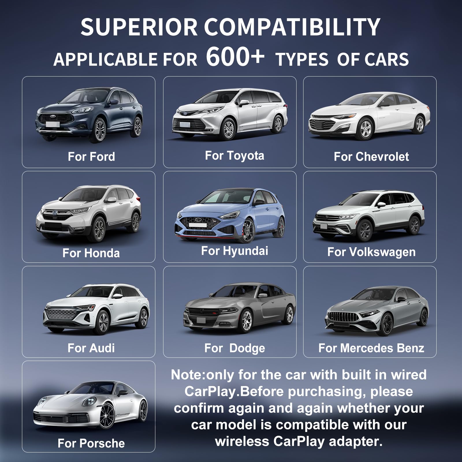 Sailner Wireless Carplay Adapter