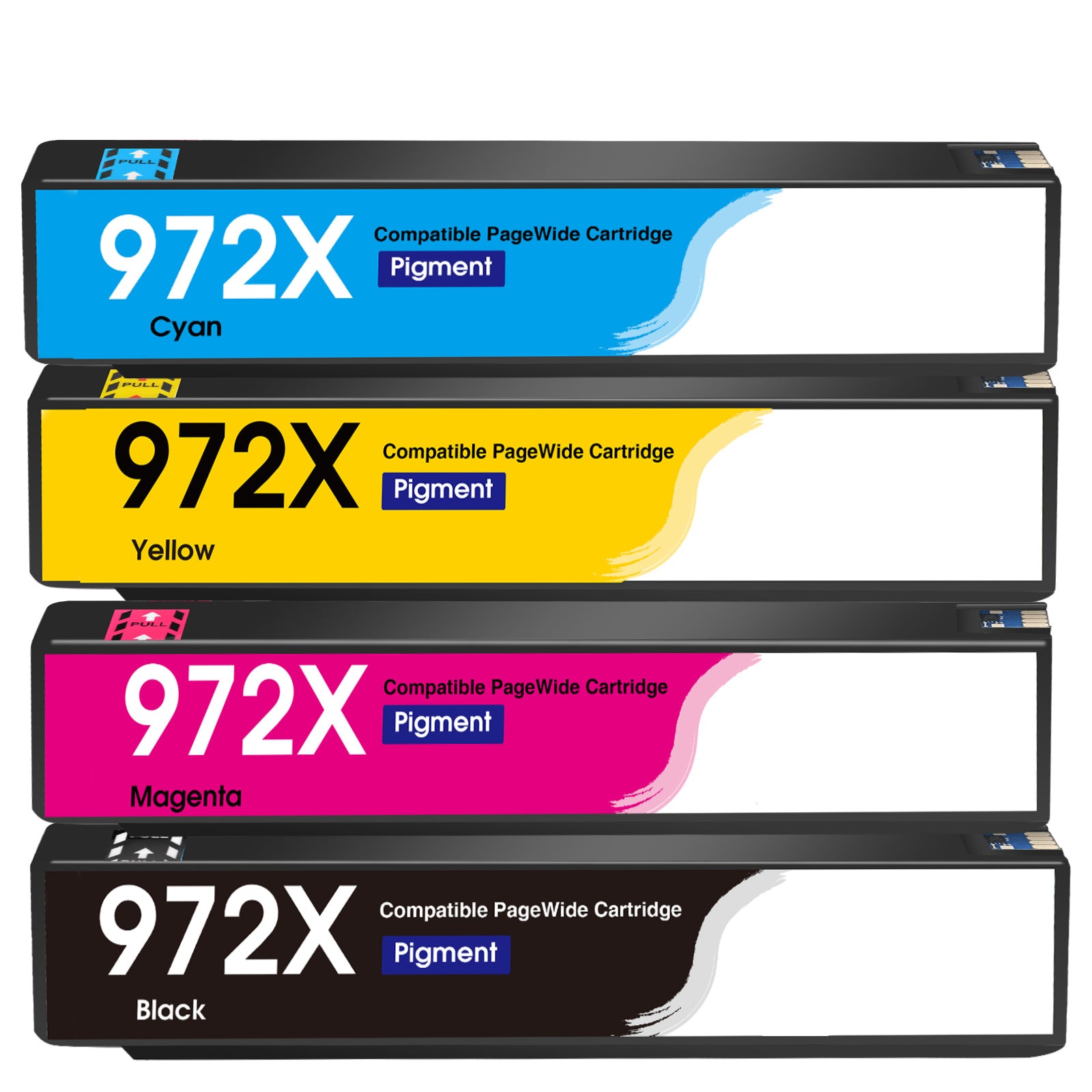 Linford HP 972X Ink Cartridges High Yield 4-Pack(Black/Cyan/Magenta/Yellow)
