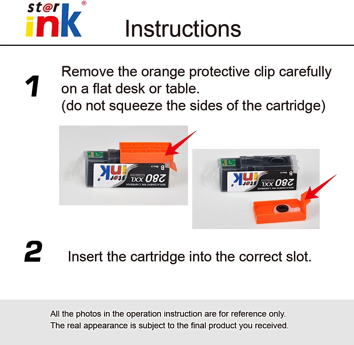 Compatible Canon PGI-280XXL CLI-281XXL Ink Cartridge , 6-Pack (PGBK, Black, Cyan, Magenta, Yellow, Photo Blue） - Linford Office:Printer Ink & Toner Cartridge