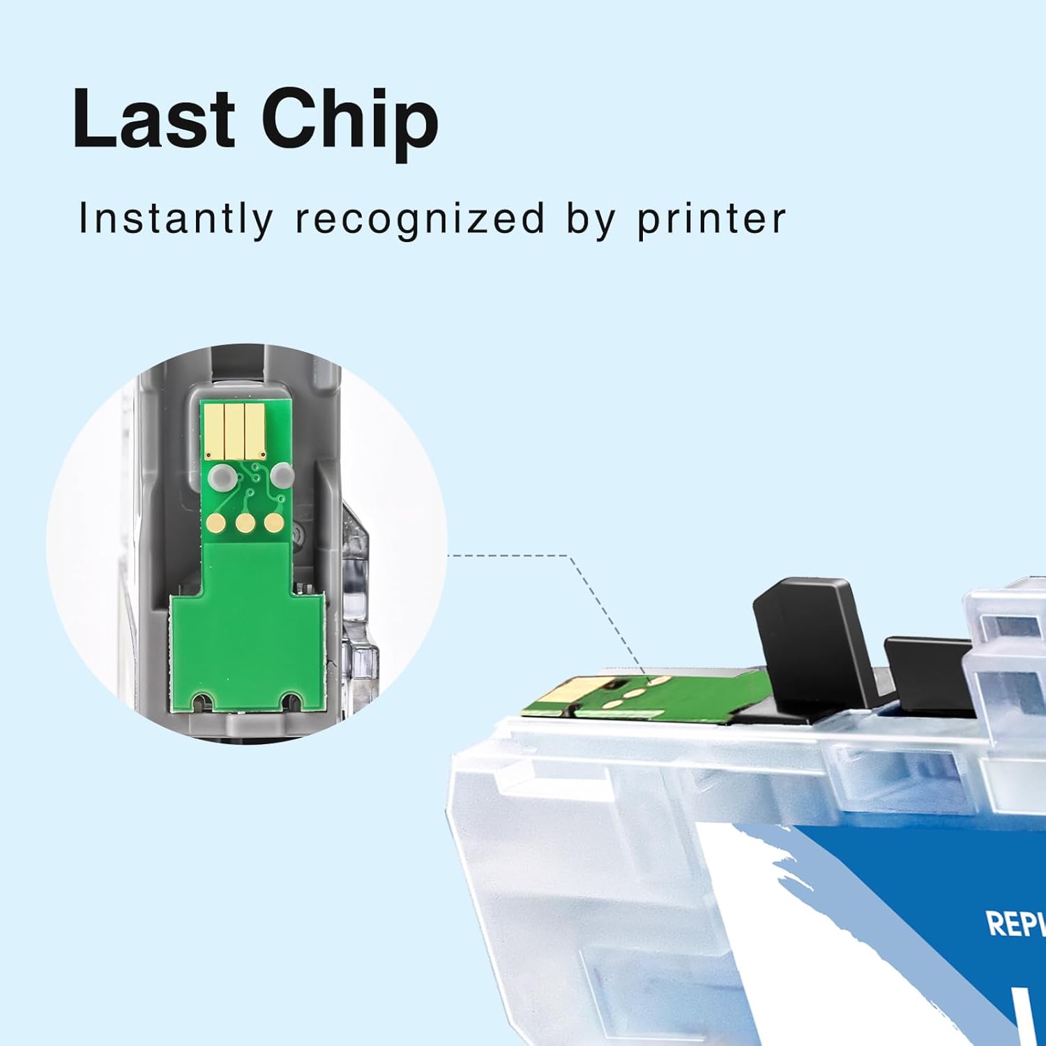 LC401XL Ink Cartridges 4 Pack Compatible Brother-High Yield-500 Pages