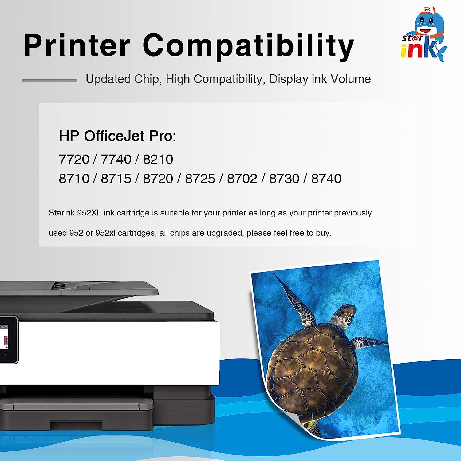 952XL Ink Cartridges Combo Pack Compatible HP OfficeJet Pro Printer(4-Packs) - Linford Office:Printer Ink & Toner Cartridge