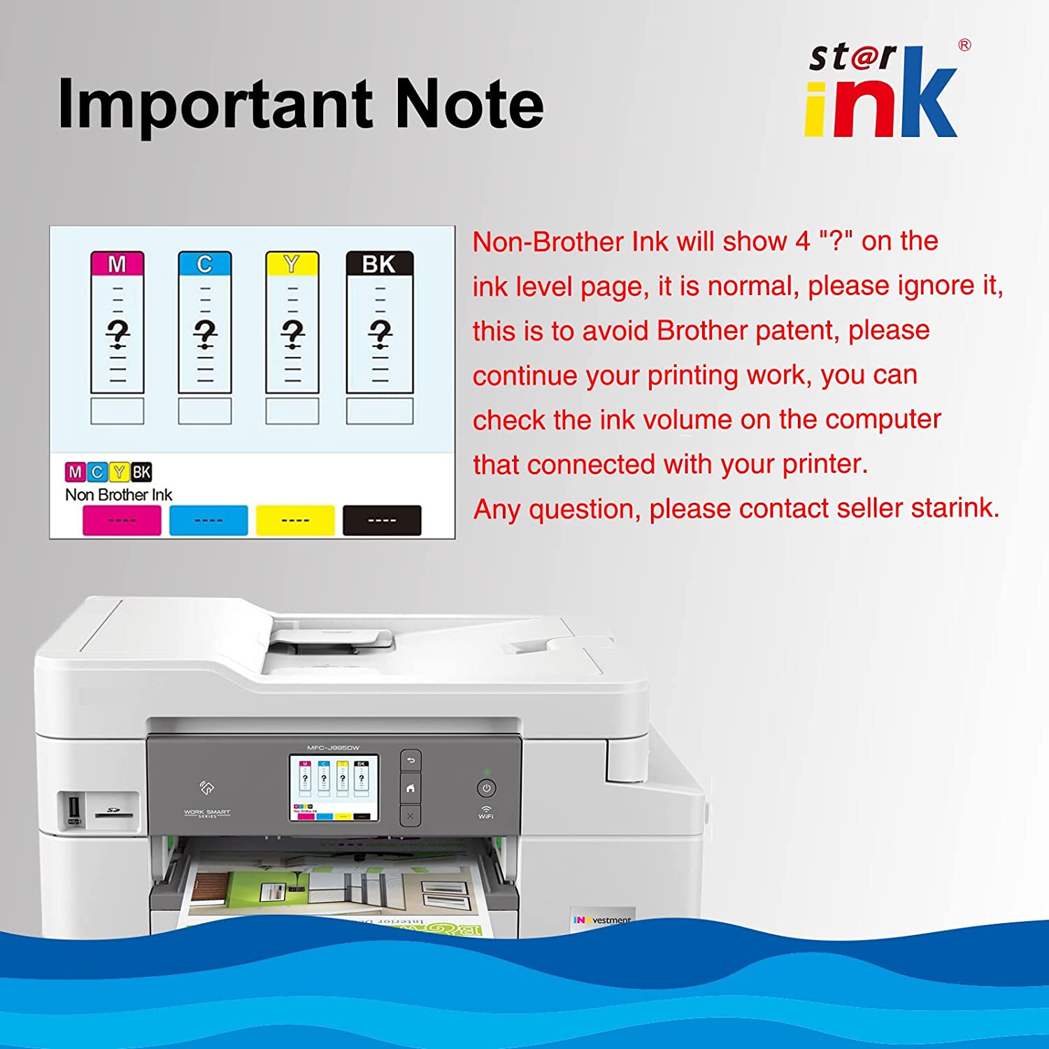 LC3033 Compatible Ink Cartridge Replacement for Brother Printer(BK/C/M/Y), 4 Packs - Linford Office:Printer Ink & Toner Cartridge