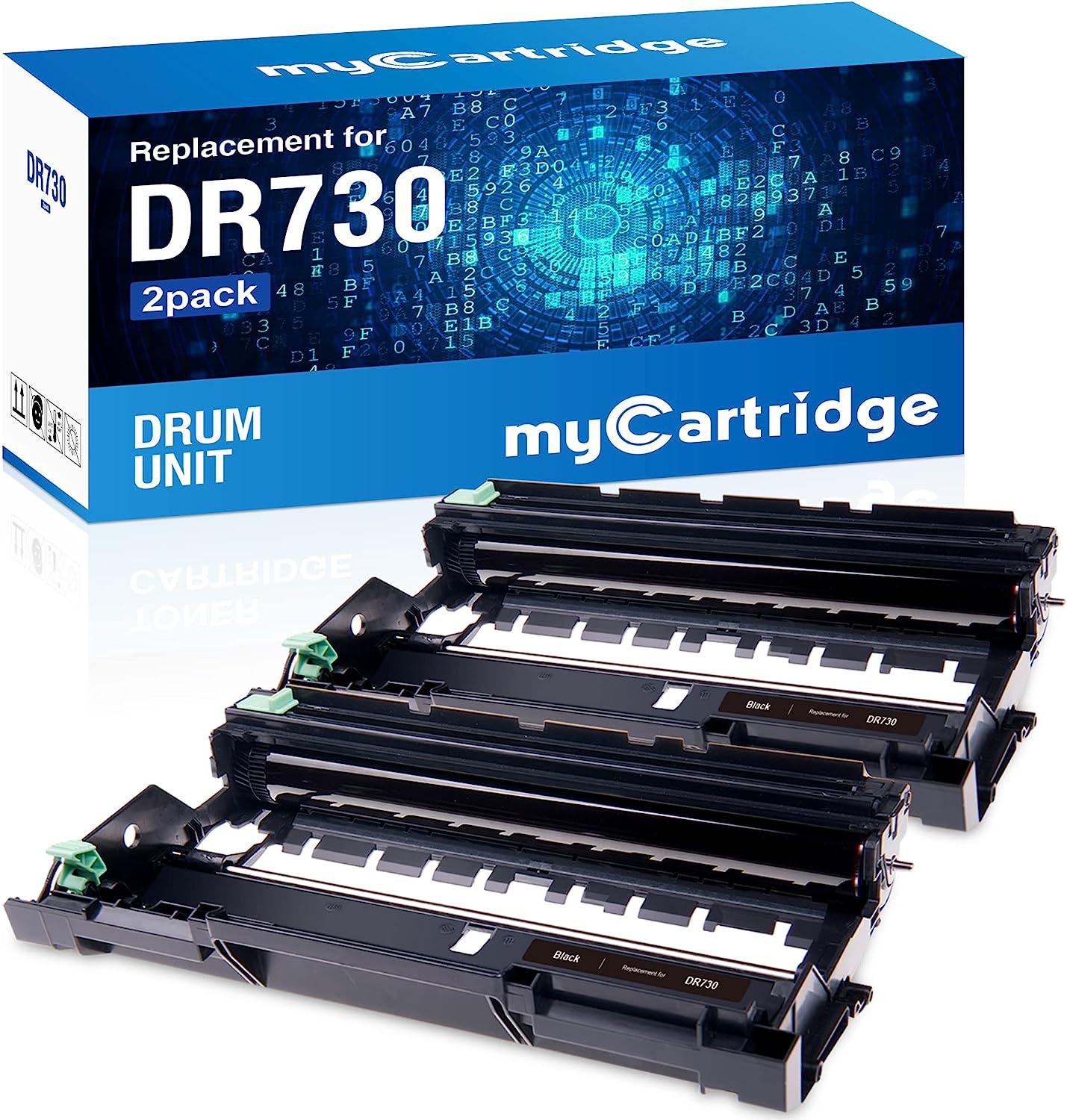 Compatible Brother DR730 Drum Unit myCartridge (2 Drum, Black) - Linford Office:Printer Ink & Toner Cartridge