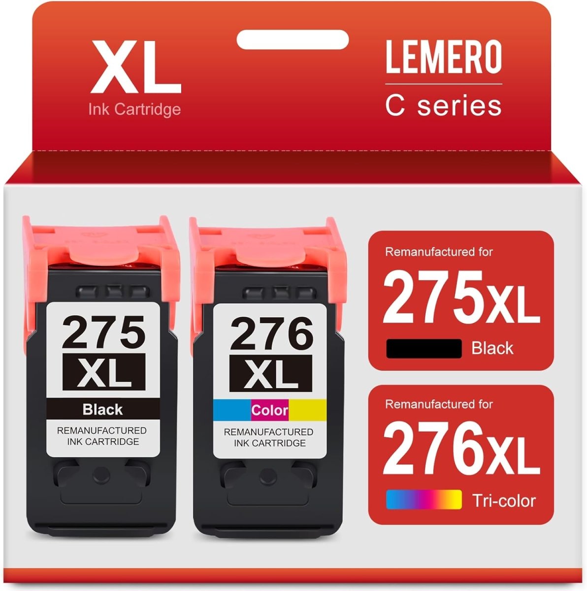 Canon PG275XL CL276XL Ink Cartridges (Black, Tri-Color 2-Pack) - Linford Office:Printer Ink & Toner Cartridge