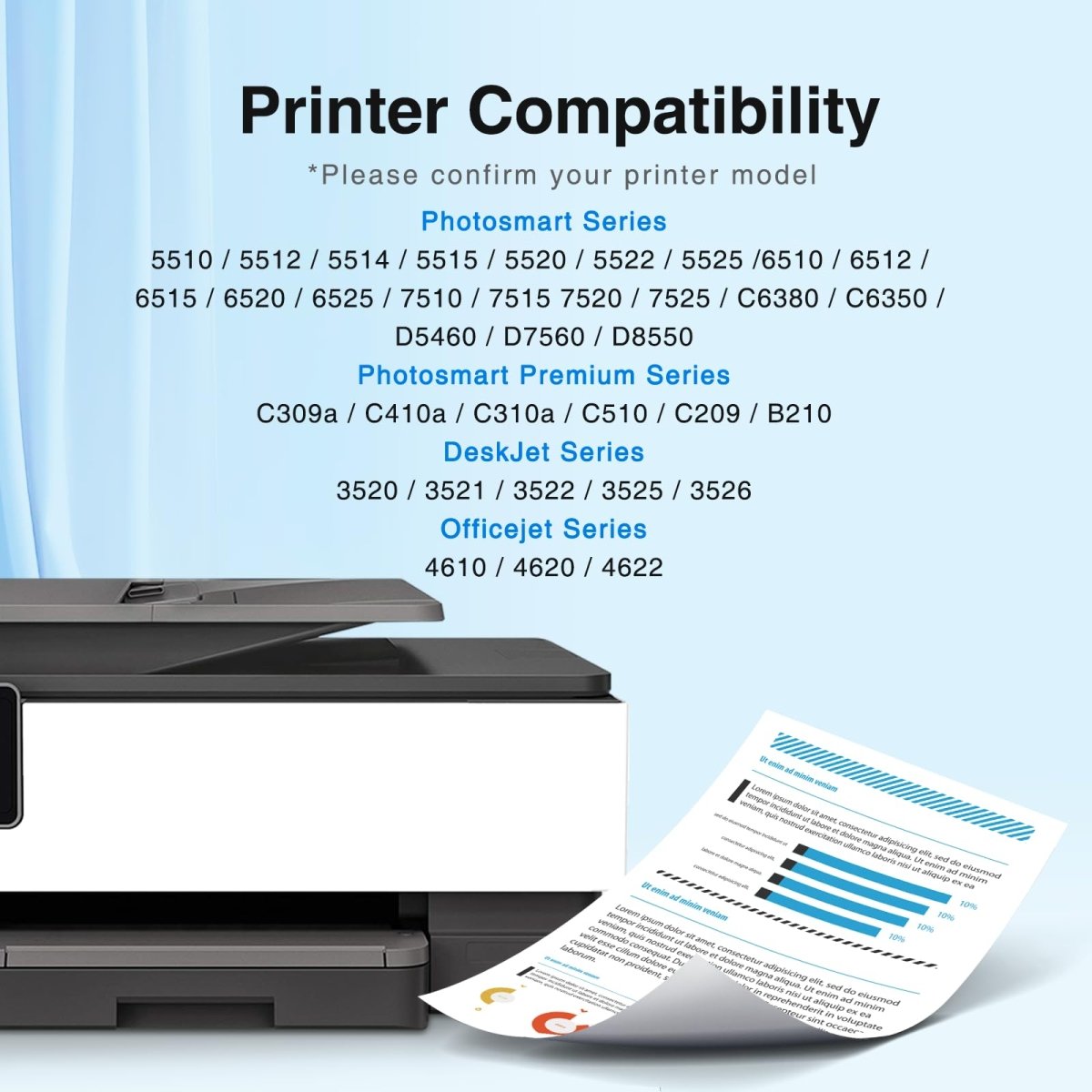 HP 564XL Ink Cartridges Comaptible for HP Photosmart (BK/PBK/C/M/Y) 5-Packs