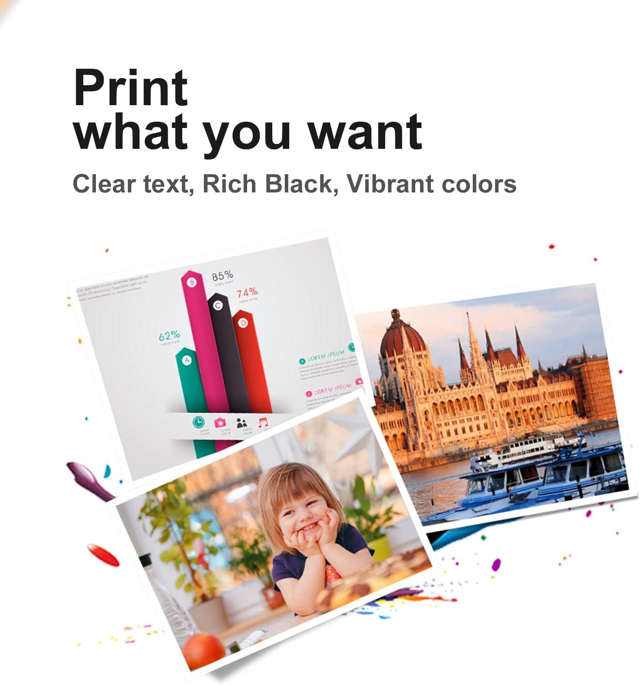 HP 910XL Black Ink Cartridge Compatible 2 Packs High Yield 3YL65AN - Linford Office:Printer Ink & Toner Cartridge