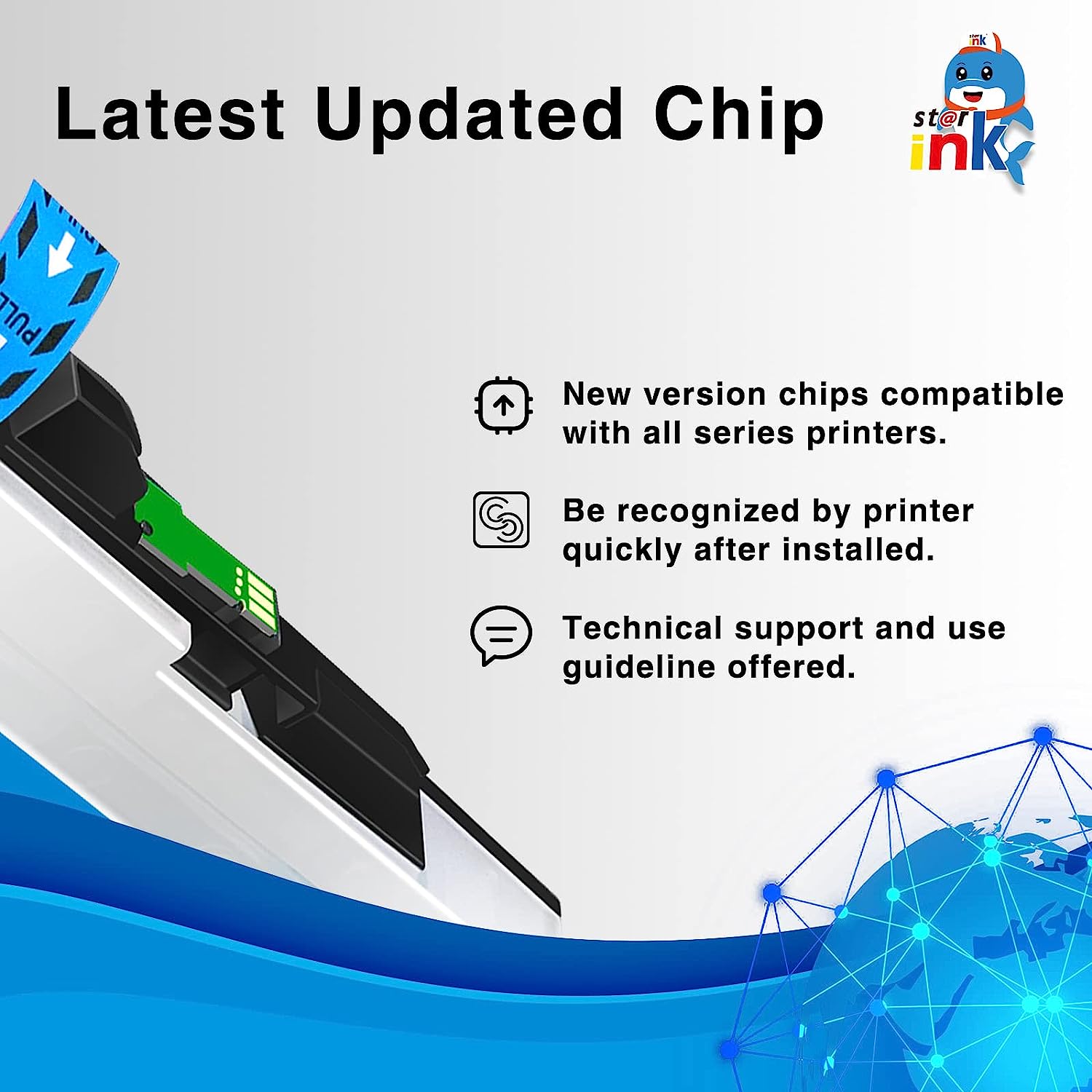 Comp LC404 Ink Cartridges for Brother Printer(High Yield), 4 Packs(bk/c/m/y) - Linford Office:Printer Ink & Toner Cartridge