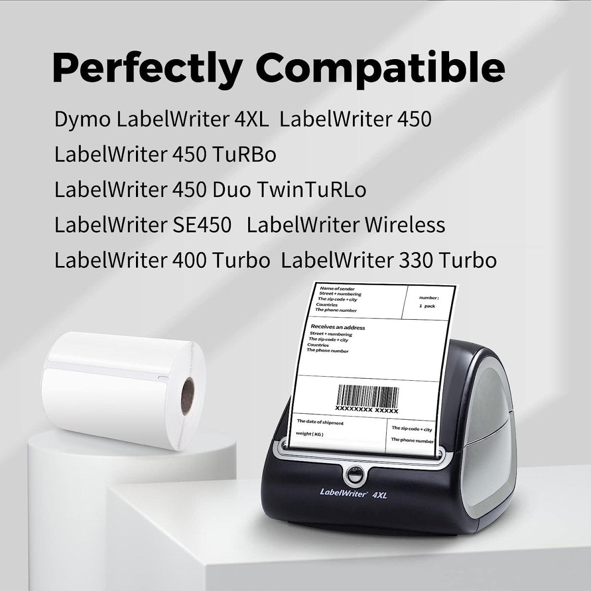 mycartridge 1744907 4X6 Direct Thermal Shipping Labels - Linford Office:Printer Ink & Toner Cartridge