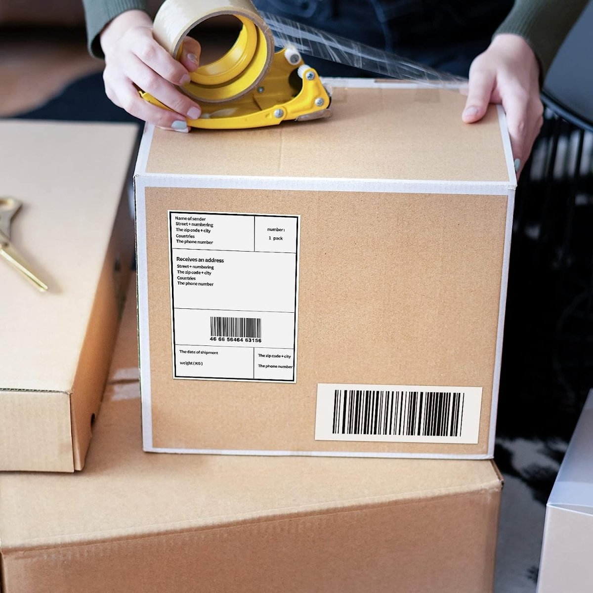 mycartridge 1744907 4X6 Direct Thermal Shipping Labels - Linford Office:Printer Ink & Toner Cartridge