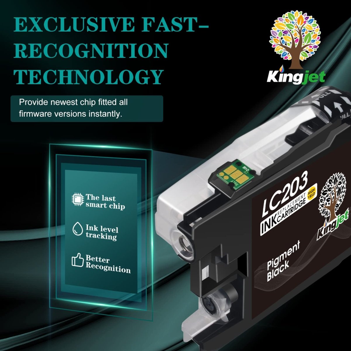 Compatible Brother LC203 Ink Cartridge, (5BK, 3C, 3M, 3Y) - Linford Office:Printer Ink & Toner Cartridge