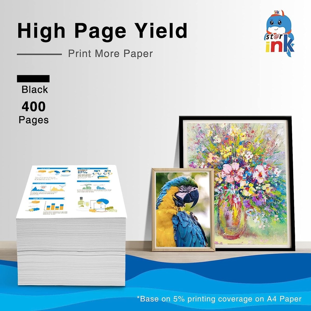 Compatible LC3013 Black Ink Cartridge for Brother Printer 4 Packs - Linford Office:Printer Ink & Toner Cartridge