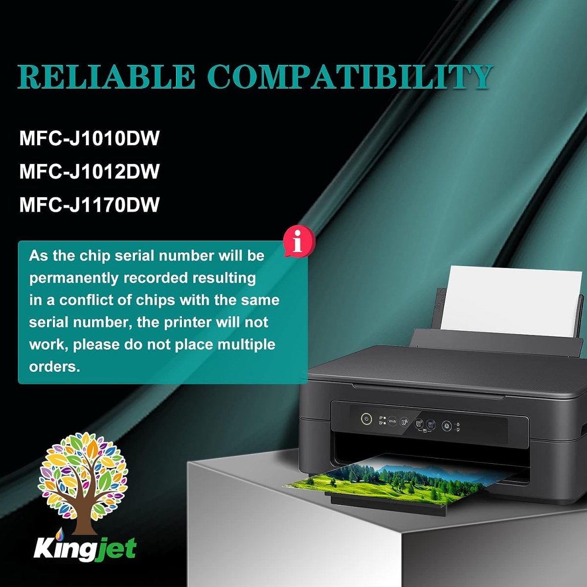 Compatible Brother LC401 Ink Cartridges 4 Packs(BK/C/M/Y) - Linford Office:Printer Ink & Toner Cartridge