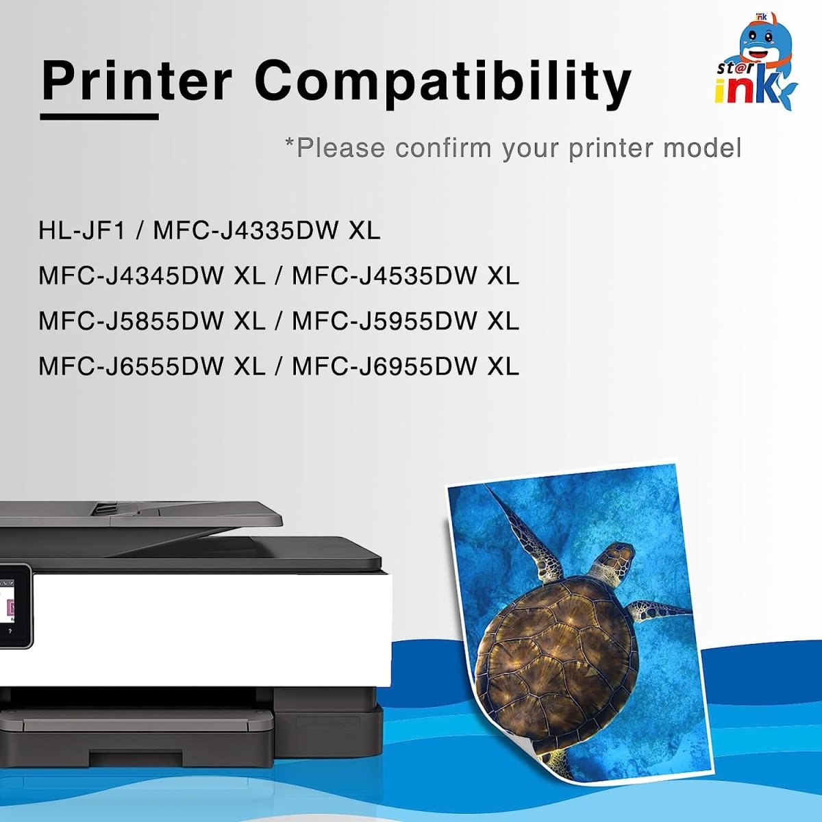 Compatible Brother LC406 Ink Cartridges Set, 4-Pack - Linford Office:Printer Ink & Toner Cartridge