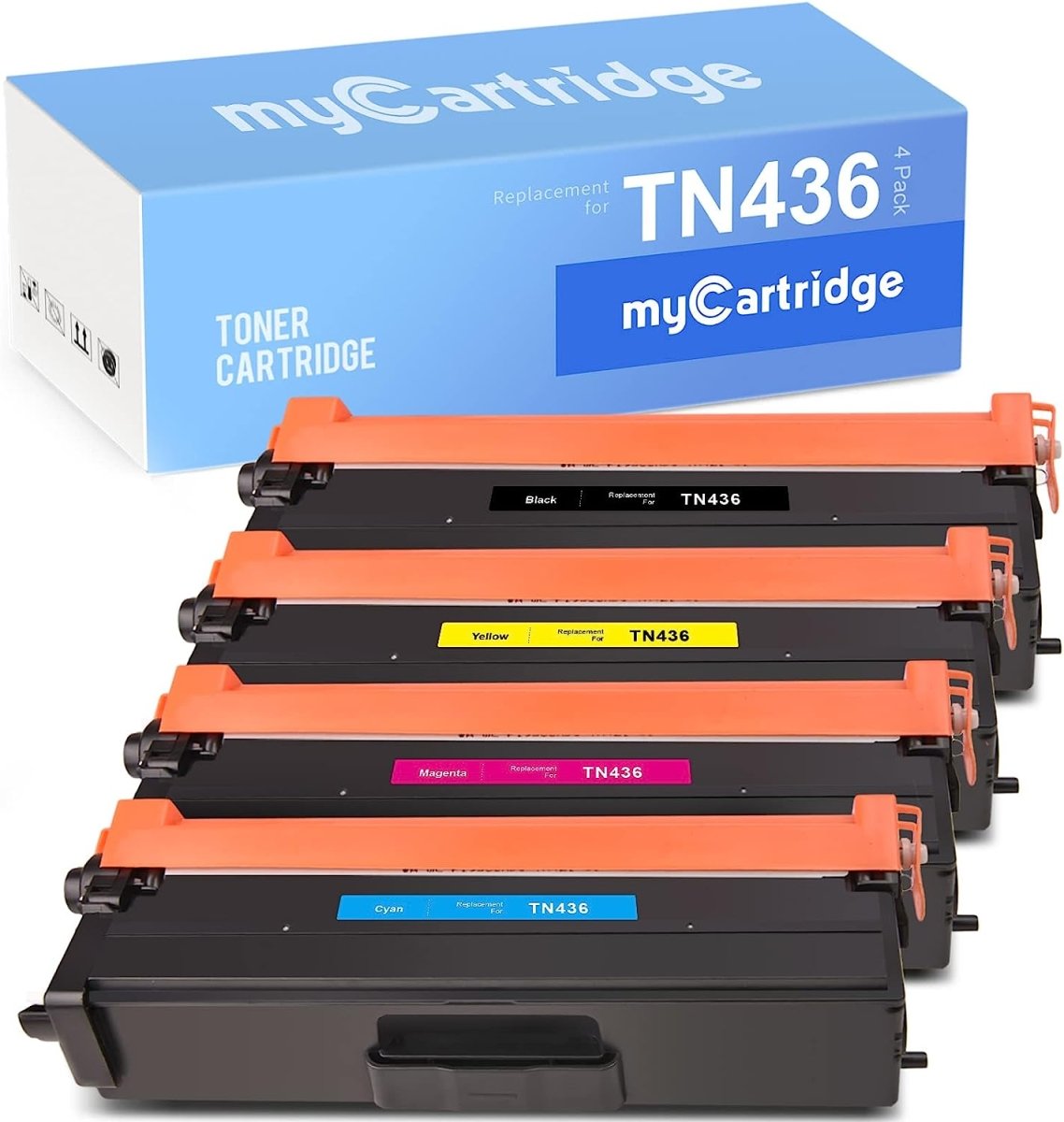 Compatible Brother TN436 Toner Cartridge (Black/Cyan/Magenta/Yellow, 4 Pack) - Linford Office:Printer Ink & Toner Cartridge