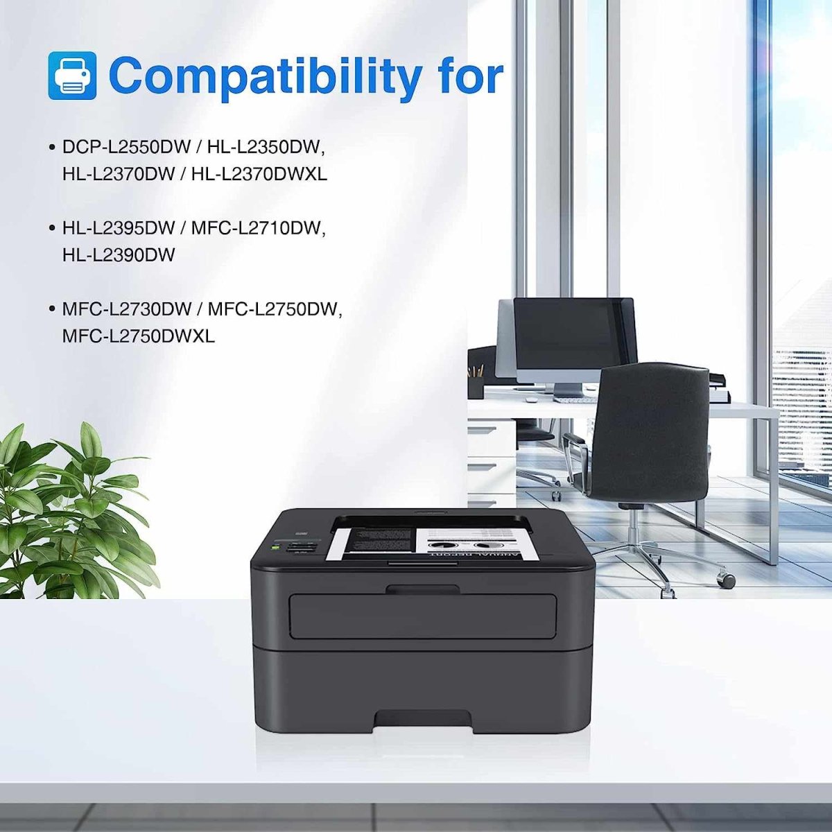 Compatible Brother Tn760 Toner Replacement Black 4 Pack Mycartridge