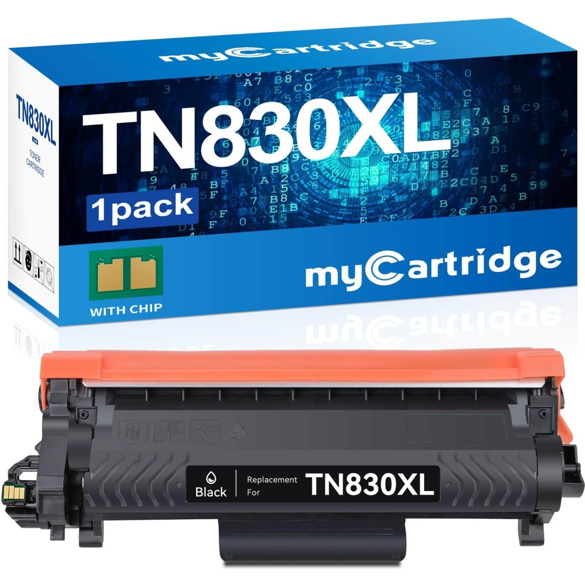 Compatible Brother TN830XL Toner Cartridge High Yield (Black, 2 Pack) - Linford Office:Printer Ink & Toner Cartridge