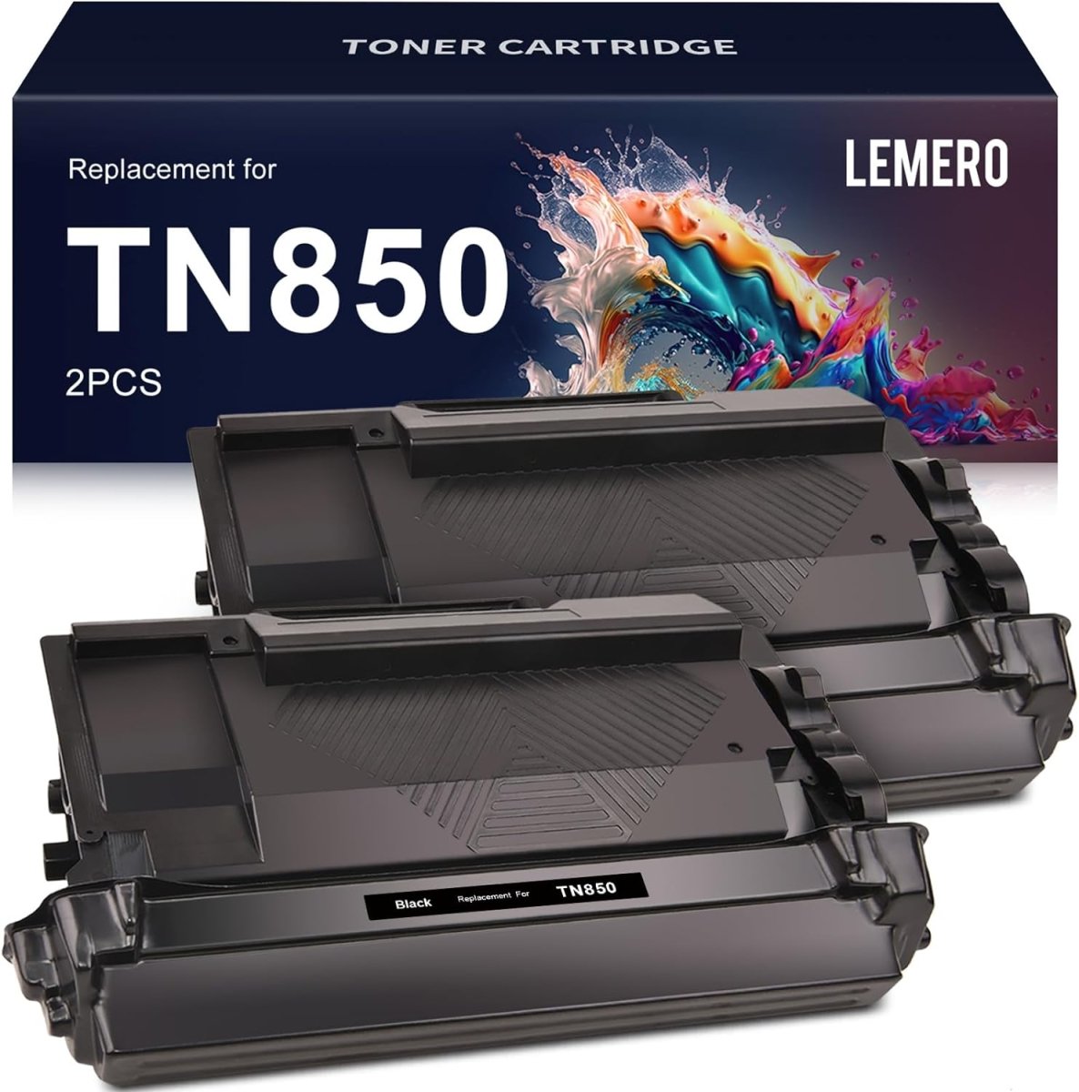 Compatible Brother TN850 Toner Cartridge (2 Black) - Linford Office:Printer Ink & Toner Cartridge