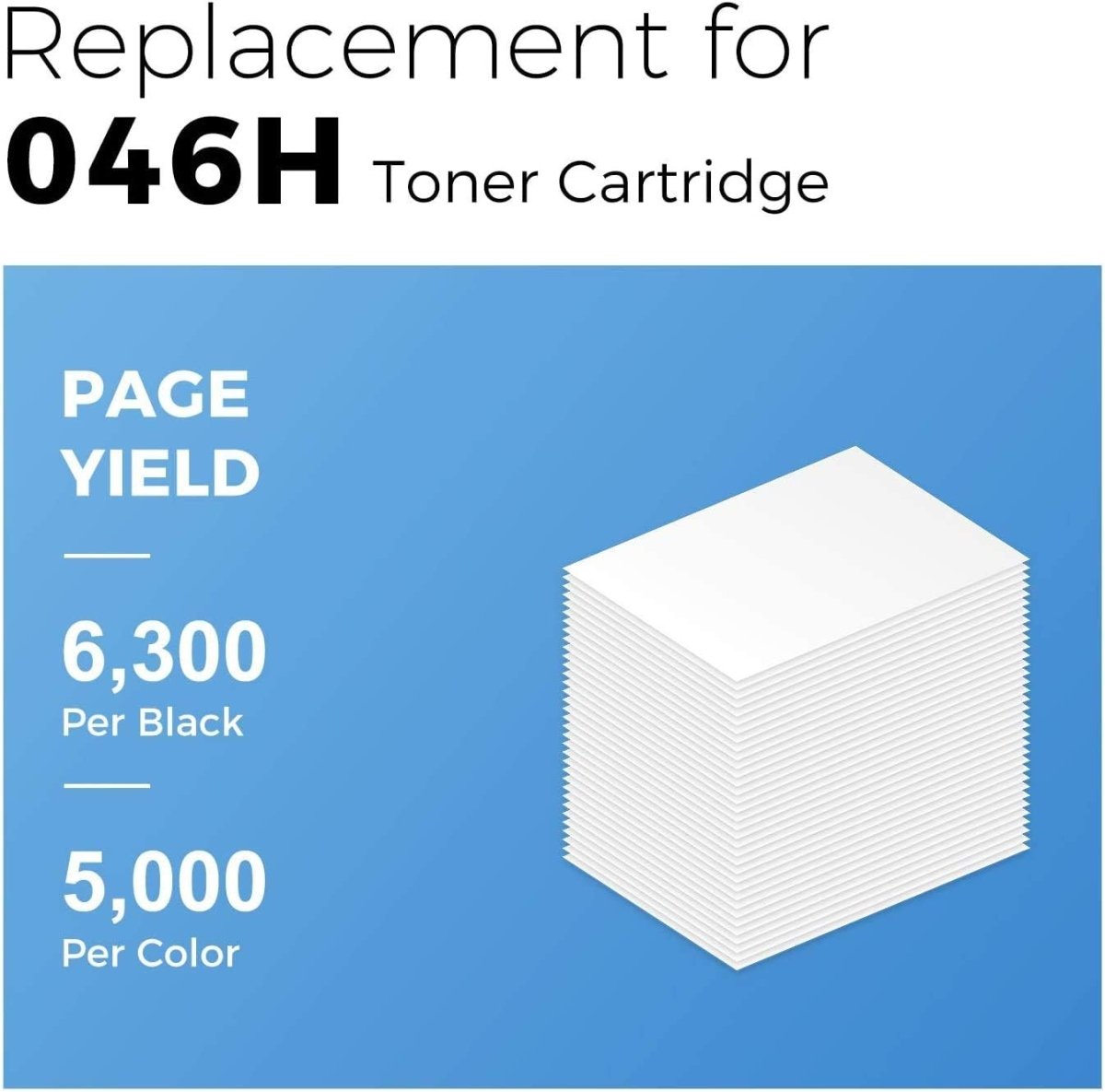 Compatible Canon 046H Toner Cartridge（Black Cyan Magenta Yellow）4-Packs - Linford Office:Printer Ink & Toner Cartridge