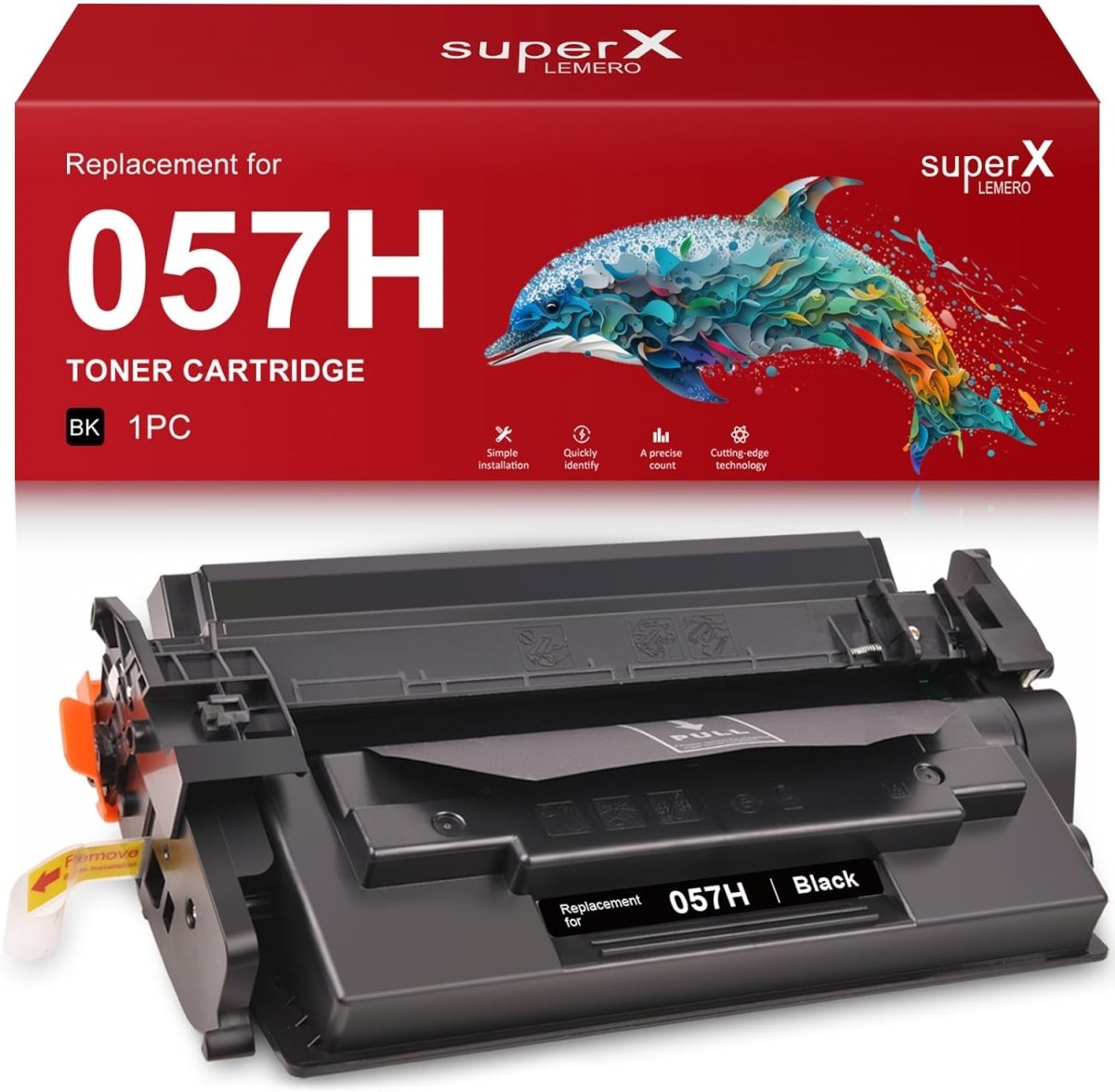Compatible Canon 057H Black Toner 3010C001, (10,000 Page Yield)