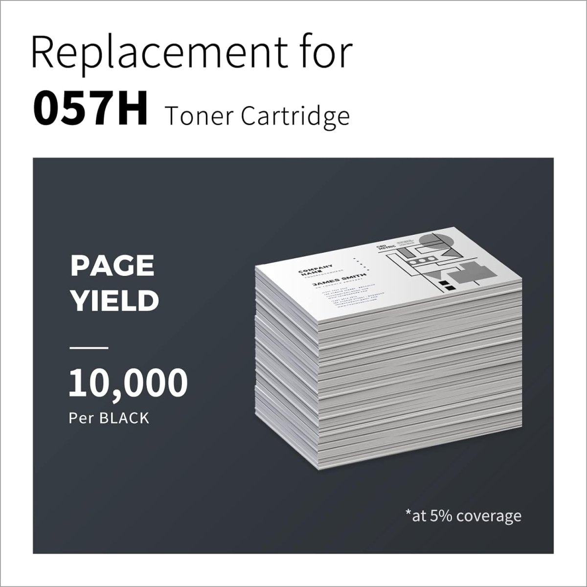 Compatible Canon 057H Black Toner Cartridge, 1-PK - Linford Office:Printer Ink & Toner Cartridge