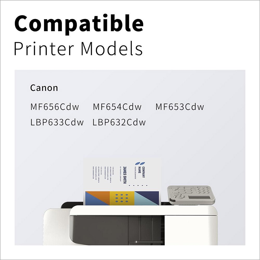 4 High-yield Compatible Canon 067h Toner Cartridges With Chips