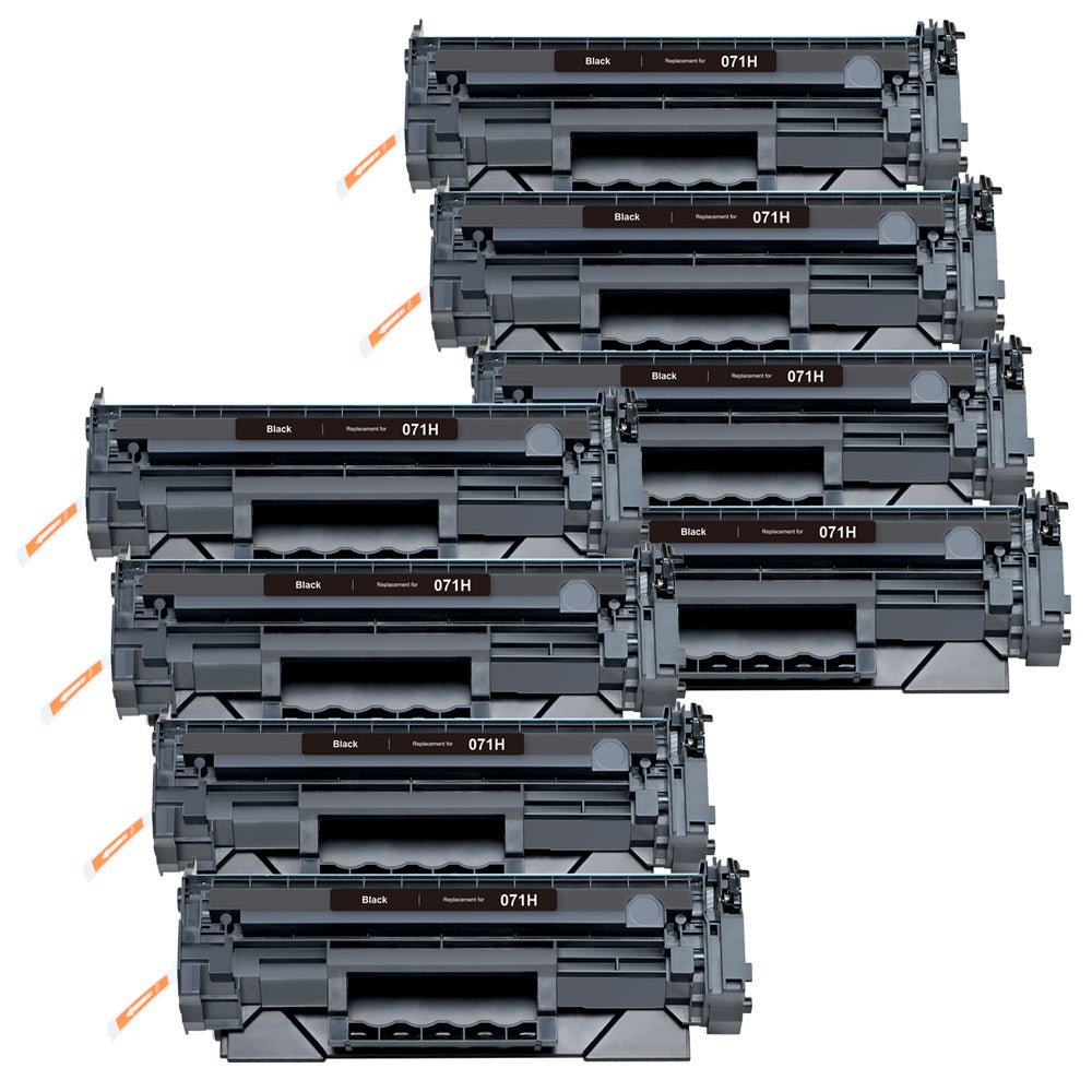 Compatible Canon 071H High Yield Black Toner Cartridge (5646C001) - 8-PK - With Chip - Linford Office:Printer Ink & Toner Cartridge