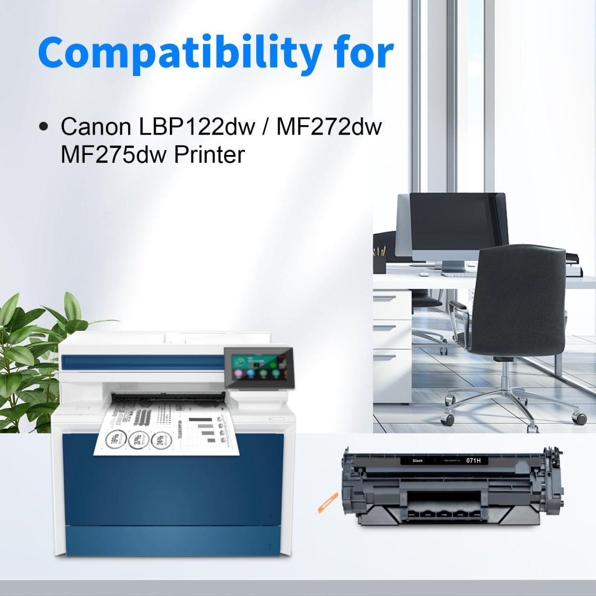 Compatible Canon 071H Toner Cartridge, Black (1-Pack) - 5646C001 - Linford Office:Printer Ink & Toner Cartridge