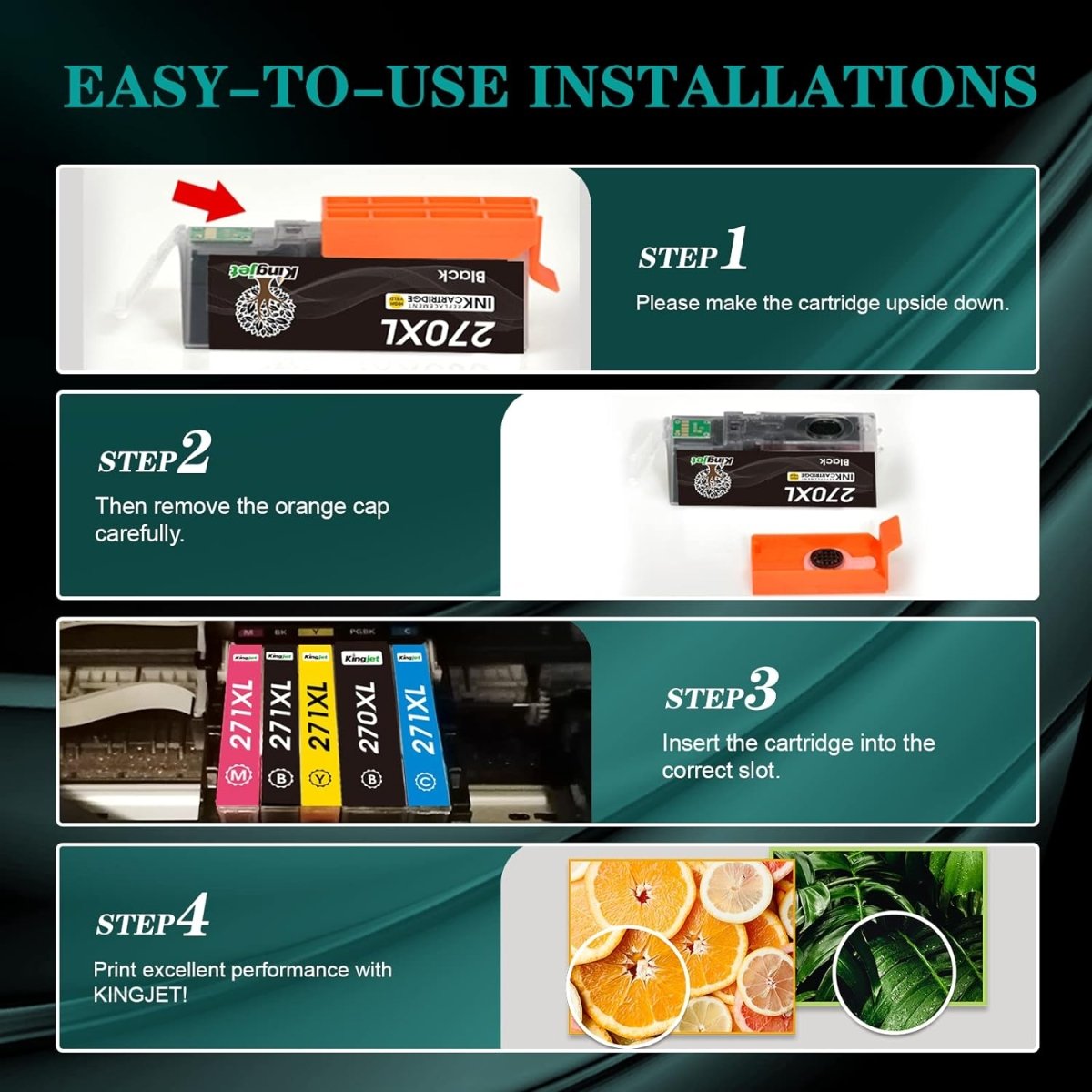 Compatible Canon 270 271 Ink Cartridges - 18 Pack with Gray - Linford Office:Printer Ink & Toner Cartridge