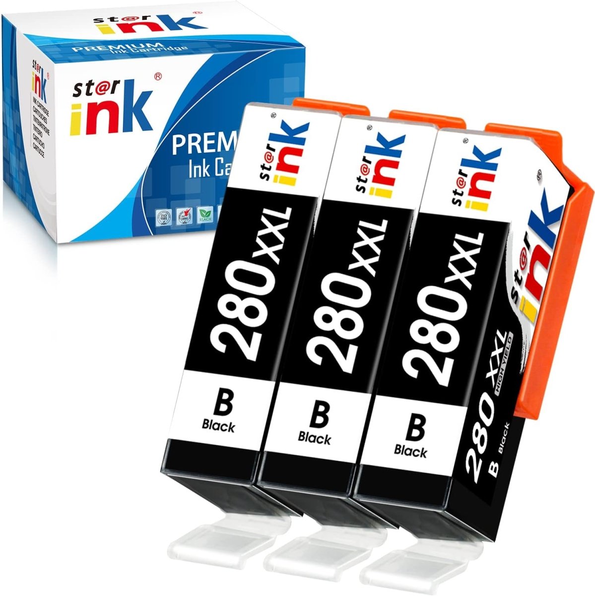 Compatible Canon PGI-280XXL Black Ink Cartridges 3-Packs - Linford Office:Printer Ink & Toner Cartridge