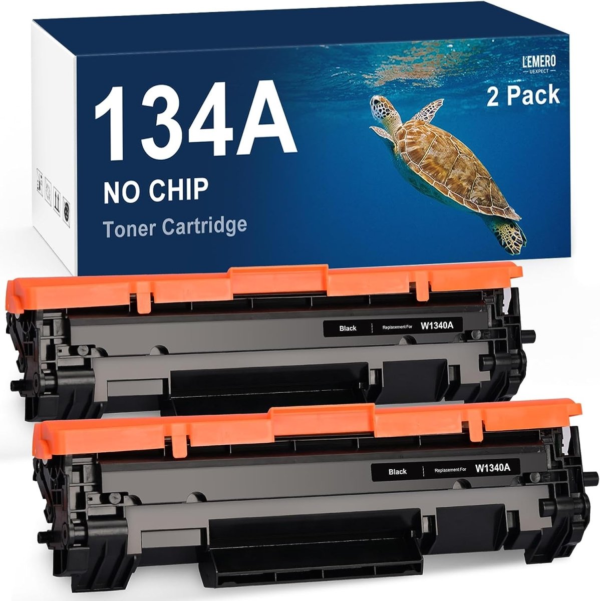 Compatible HP 134A Toner Cartridge No CHIP (2 Black) - Linford Office:Printer Ink & Toner Cartridge