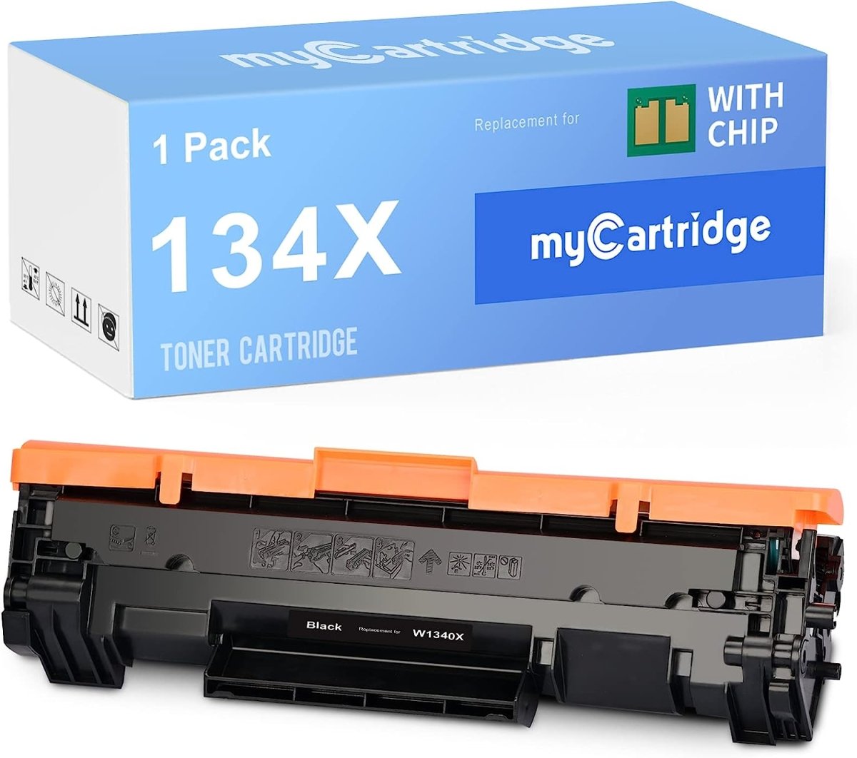 HP 134X Toner Cartridge myCartridge Compatible with Chip (1 Black) - Linford Office:Printer Ink & Toner Cartridge