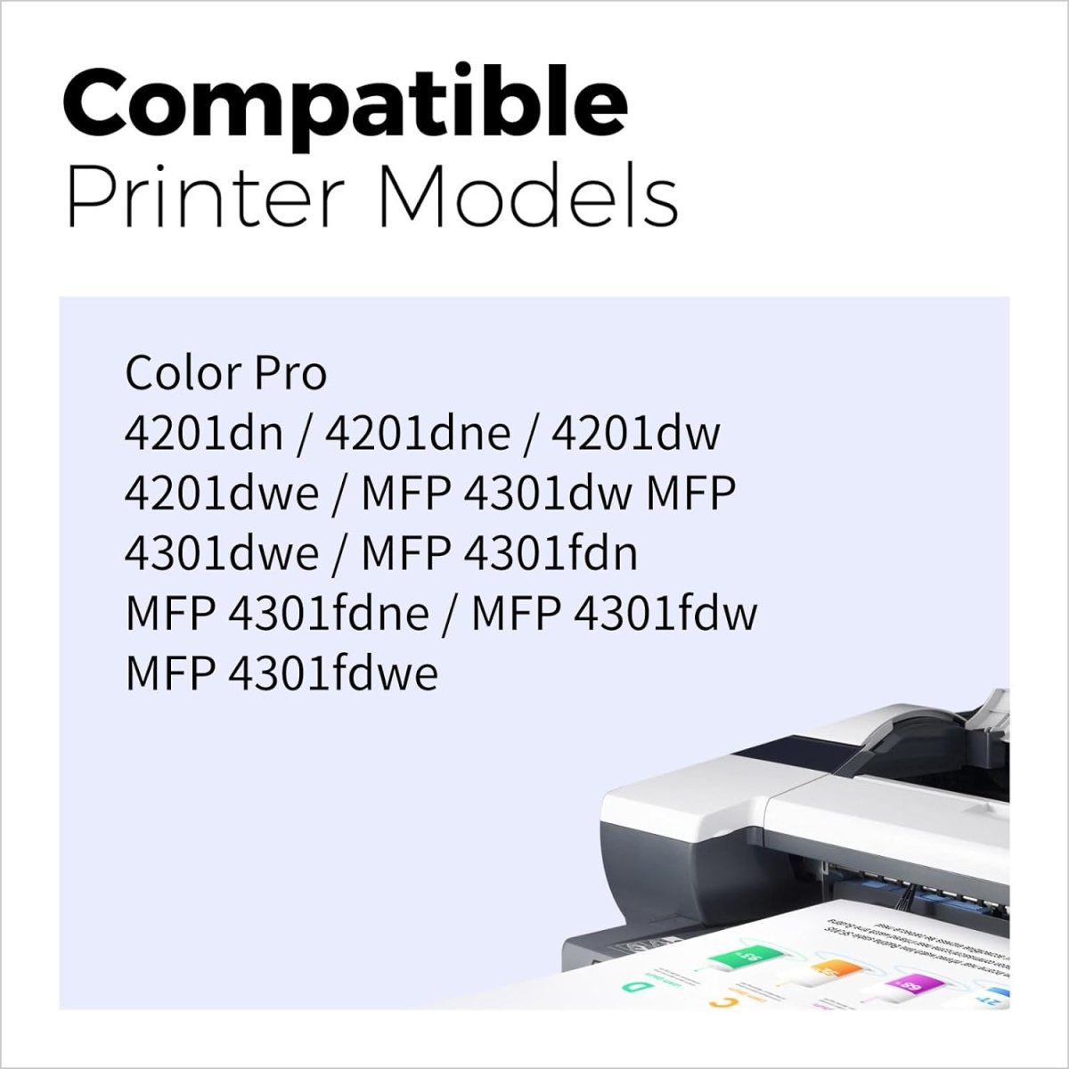 Compatible HP 210X Toner Cartridges with Chip, High Capacity, 4-Pack - Linford Office:Printer Ink & Toner Cartridge