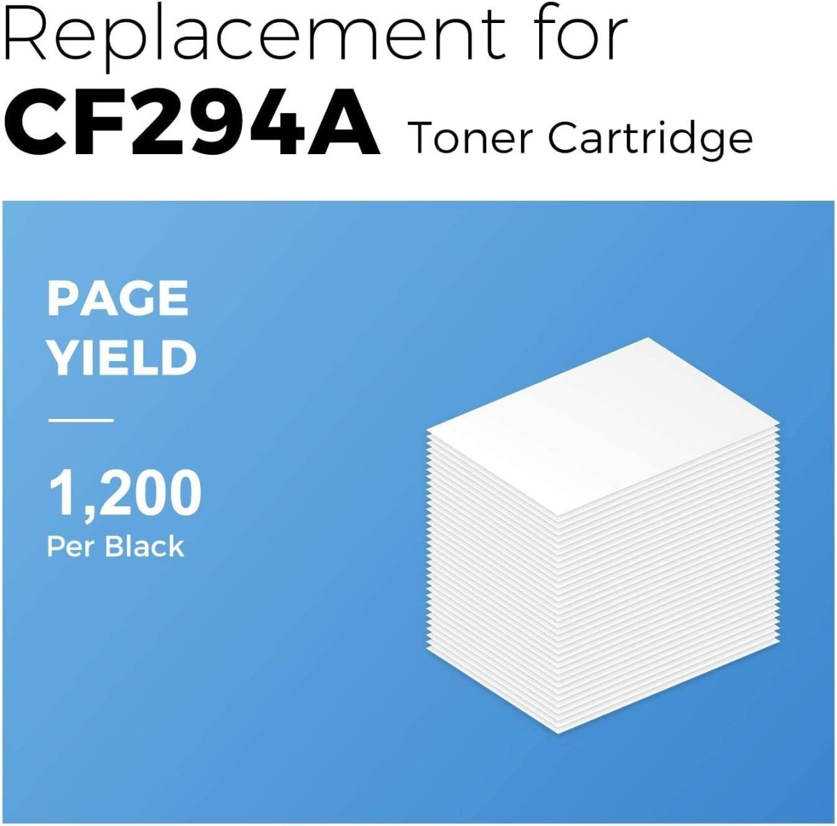 Compatible HP CF294A Toner Cartridge myCartridge (4 Black) - Linford Office:Printer Ink & Toner Cartridge