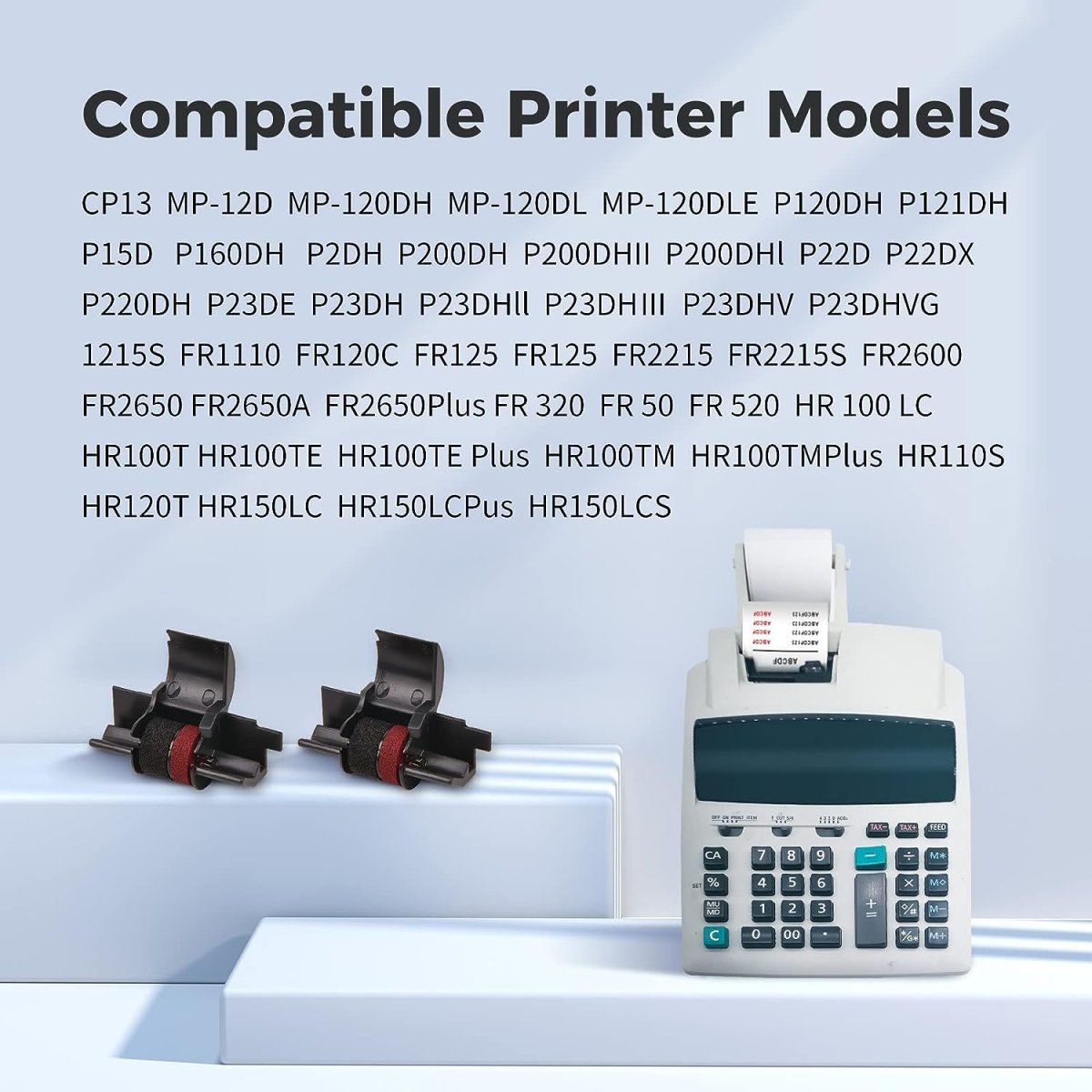 IR40T CP-13 NR-42(10-Pack) Calculator Ink Roller Replacement for IR-40T CP-13-Black & Red - Linford Office:Printer Ink & Toner Cartridge
