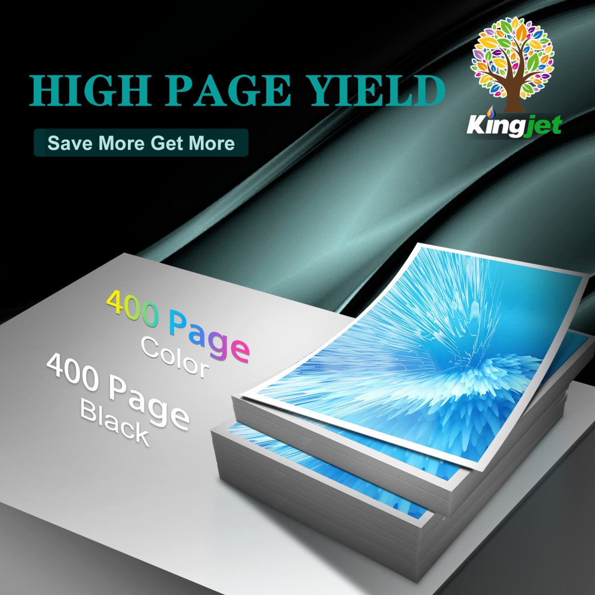 Kingjet LC3013 Ink Cartridges BK/C/M/Y Replacement for Brother LC3013 LC3011 LC 3013 LC 3011 Use with Brother MFC-J497DW MFC-J491DW MFC-J690DW MFC-J895DW Printers for Brother Ink Cartridges LC3013 - Linford Office:Printer Ink & Toner Cartridge