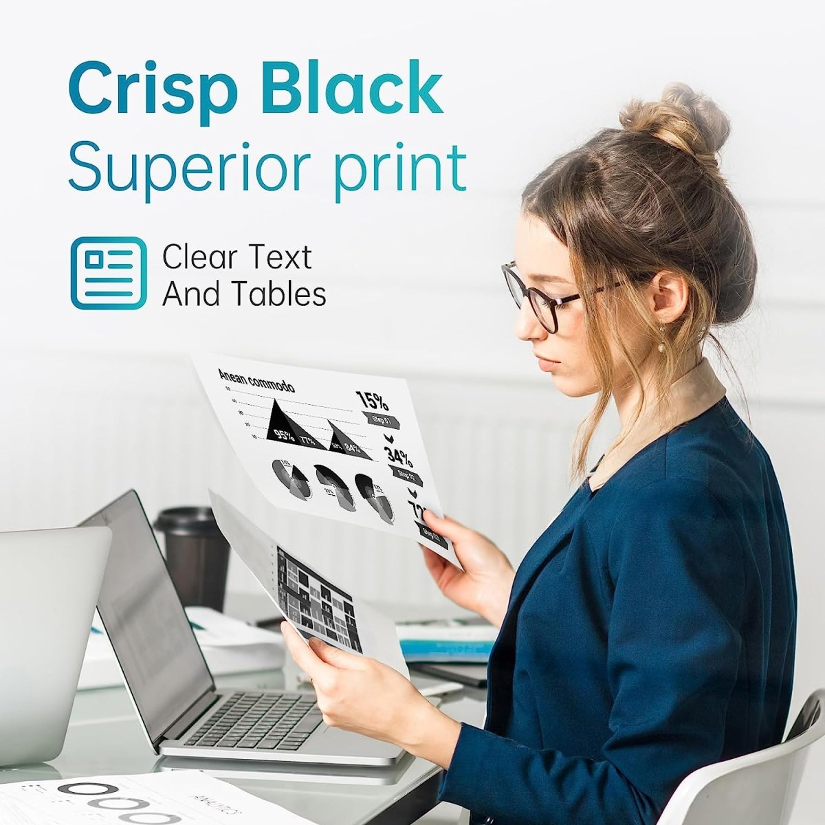 822XL Remanufactured Ink Cartridges Combo Pack Epson Workforce Pro (4 Pack Black Cyan Magenta Yellow) - Linford Office:Printer Ink & Toner Cartridge