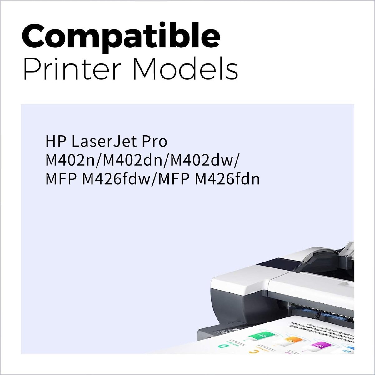 MYCARTRIDGE 26A Toner Cartridge Compatible Replacement for HP Printer 2 Pack Black CF226A Toner - Linford Office:Printer Ink & Toner Cartridge