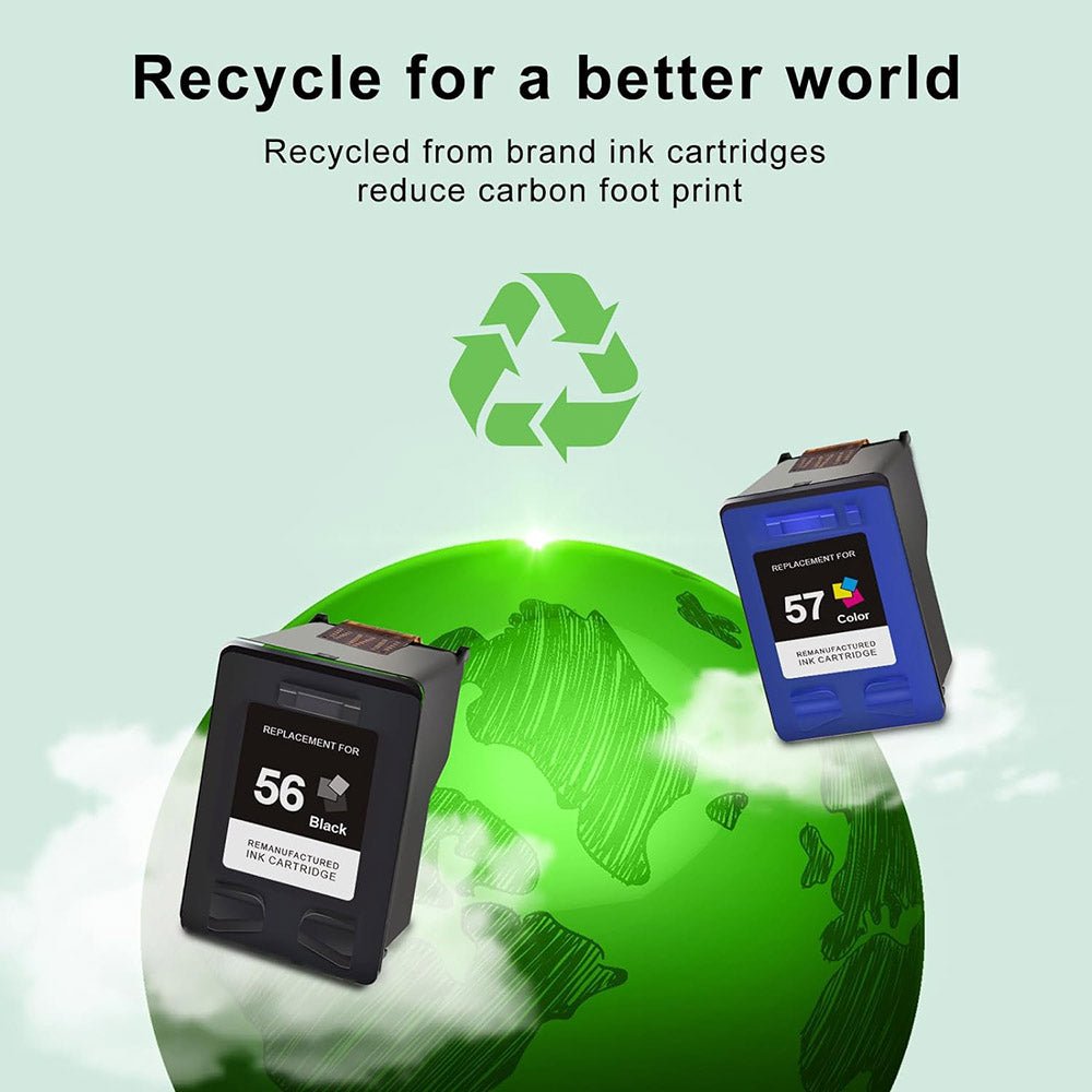 Remanufactrued HP 56 Ink Cartridge - C6656AN Black - Linford Office:Printer Ink & Toner Cartridge