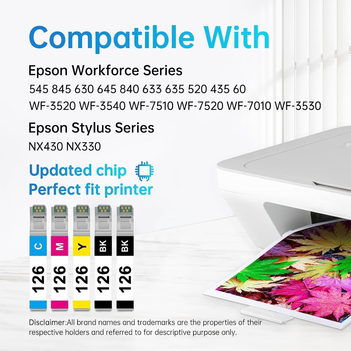 Remanufactured Epson 126 T126 Ink Cartridges (10 Pack) - Linford Office:Printer Ink & Toner Cartridge