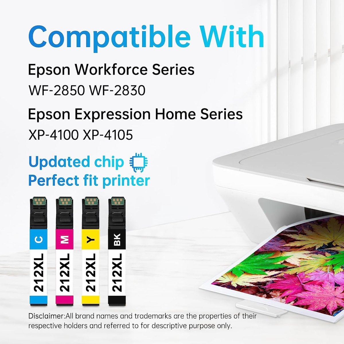 Remanufactured Epson 212XL Ink Cartridge (Black, Cyan, Yellow, Magenta, 4-Pack) - Linford Office:Printer Ink & Toner Cartridge