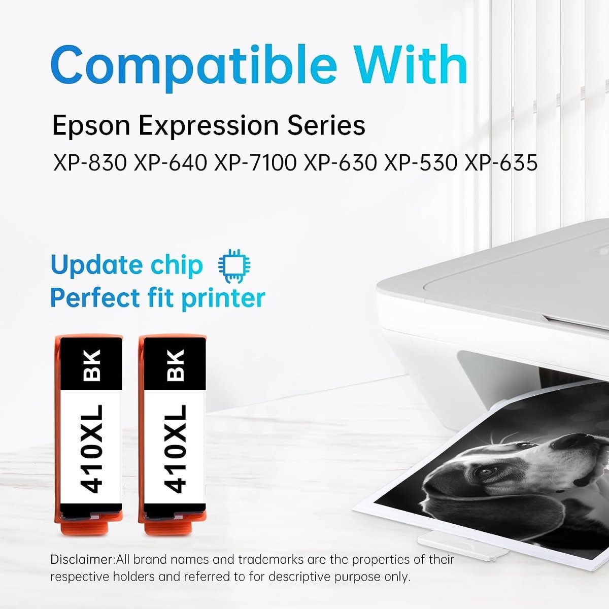 LEMERO Remanufactured Epson 410XL Ink Cartridge (Black, 2-Pack) - Linford Office:Printer Ink & Toner Cartridge