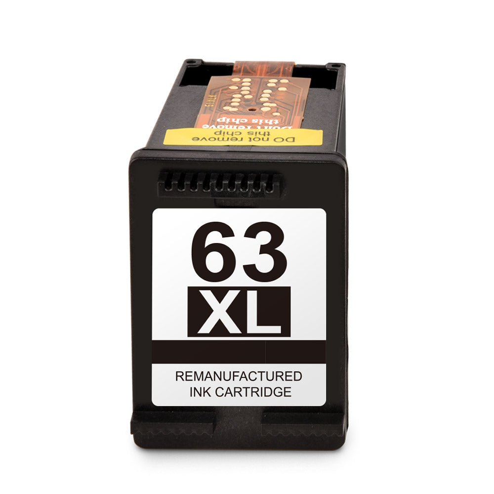 Remanufactured HP 63 Black Ink Cartridge, F6U62A 1-PK High Yield - Linford Office:Printer Ink & Toner Cartridge