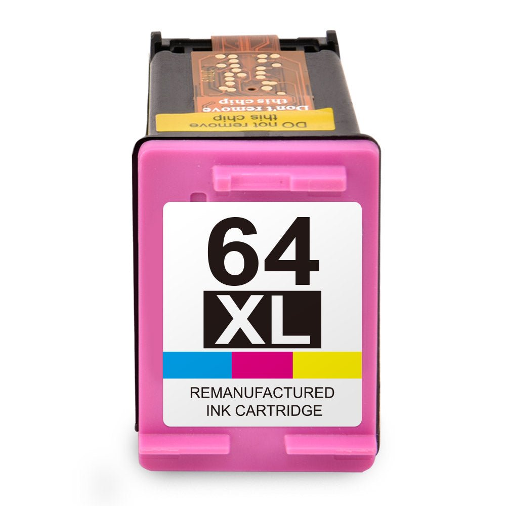 Remanufactured HP 64XL Tri-Color Ink Cartridge (N9J91AN) - Linford Office:Printer Ink & Toner Cartridge