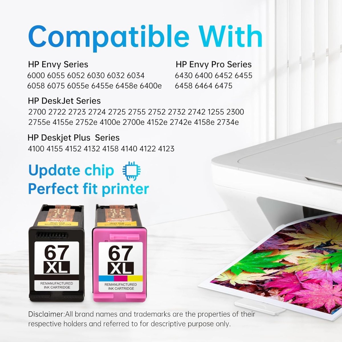 Remanufactured HP 67XL Black Ink Cartridges 2-Pack - Linford Office:Printer Ink & Toner Cartridge