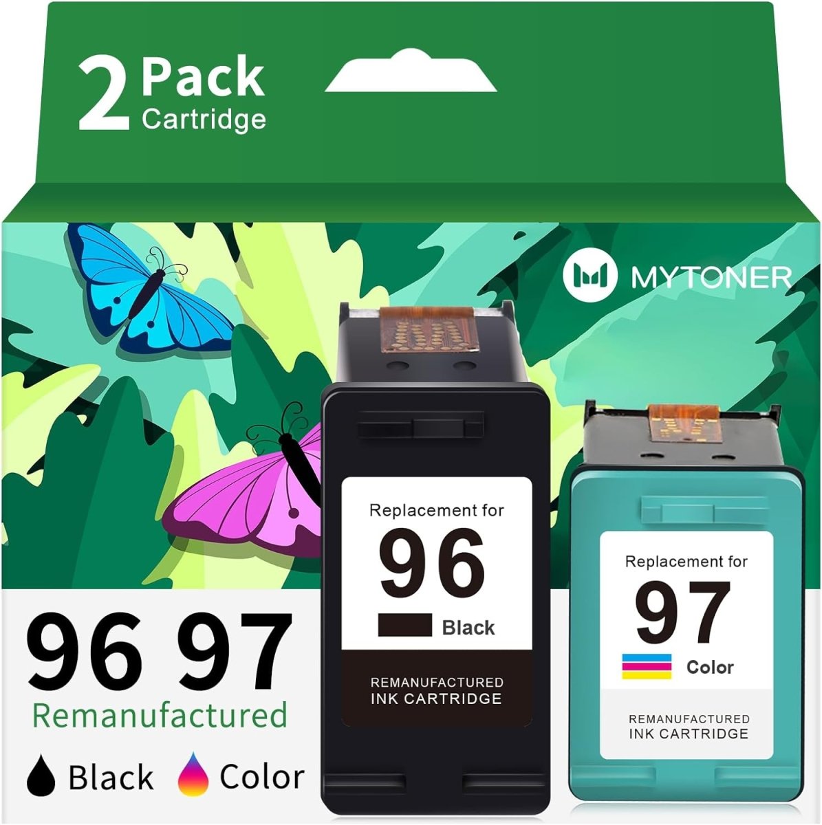 Remanufactured HP 96 97 Ink Cartridge Black & Tri-Color Combo Pack - Linford Office:Printer Ink & Toner Cartridge